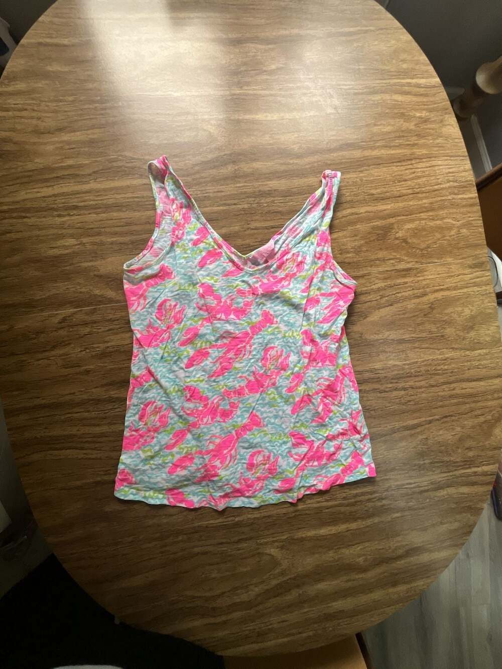 Lilly Pulitzer Lobster Print Tank Top Size S